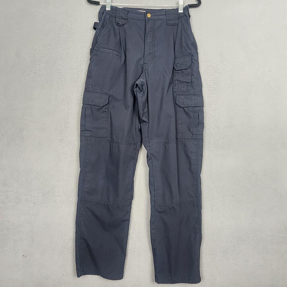 5.11 Tactical Cargo Pants Mens 30x34 Blue Ripstop Workwear Fits 28X32 74273-724